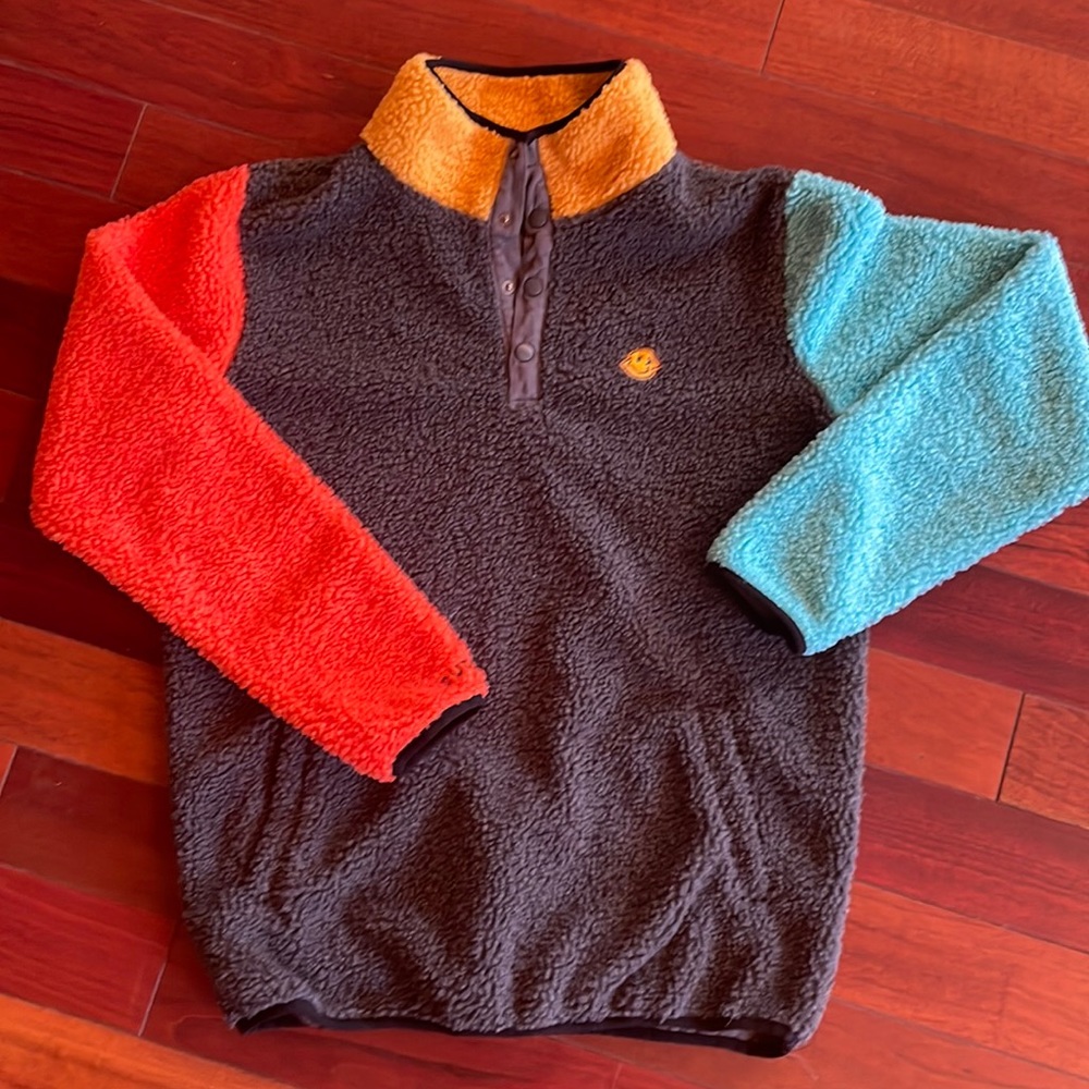 Dutch brothers color block fleece
